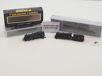 Lot 20 - A pair of GRAHAM FARISH N gauge steam...