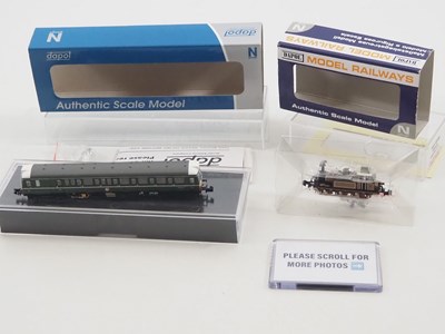 Lot 23 - A DAPOL N gauge Terrier class steam locomotive...