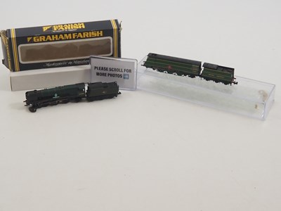 Lot 28 - A pair of FARISH N gauge steam locomotives...