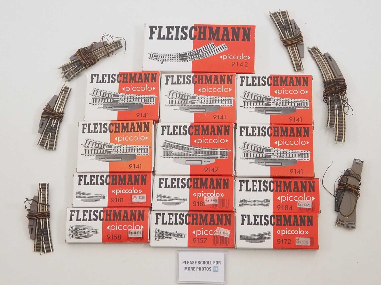 Aiguillages fleischmann piccolo courbe x 2 Aiguillages fleischmann piccolo courbe x 2