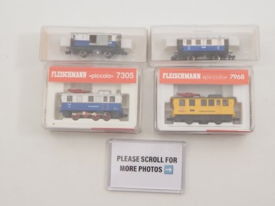 Lot 39 - A FLEISCHMANN N gauge 7305 electric rack...