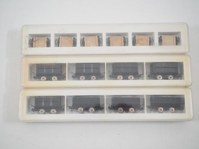 Lot 50 - A group of ROCO/MINITRAINS HOe scale rolling...
