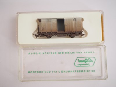 Lot 51 - A group of LILIPUT HOe scale rolling stock...