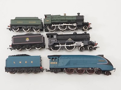 Lot 67 - A group of unboxed OO gauge steam locomotives...