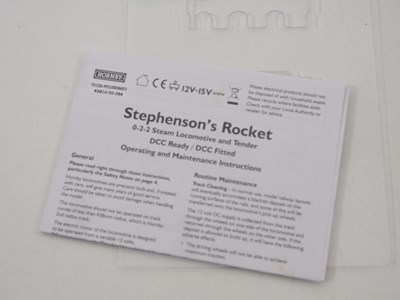 Lot 81 - A HORNBY OO gauge R3810 Stephenson's Rocket...
