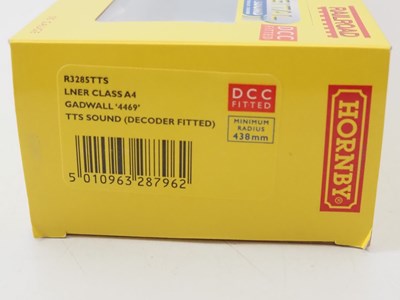 Lot 83 - A HORNBY OO gauge R3285TTS Class A4 steam loco...