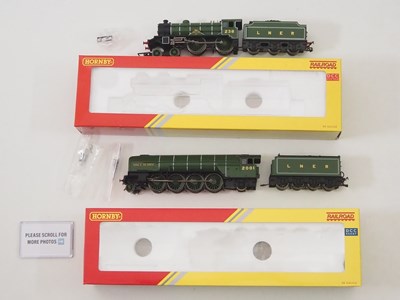 Lot 92 - A pair of HORNBY OO gauge LNER steam locos...