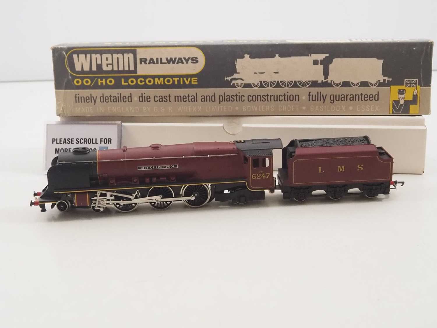 Lot 209 - A WRENN OO gauge W2242 'City of Liverpool'...