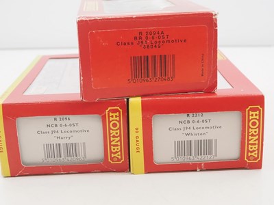 Lot 223 - A group of HORNBY OO gauge Class J94 steam...