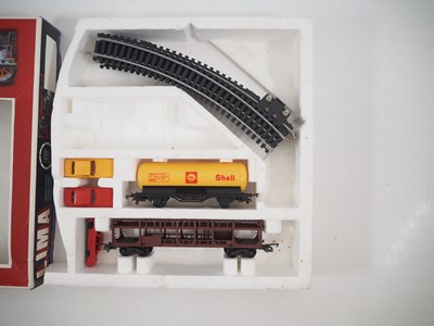 Lot 232 - A LIMA OO gauge freight train set comprising a...
