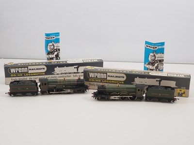Lot 247 - A pair of WRENN OO gauge Castle Class steam...