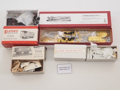 Lot 268 - A group of O gauge unbuilt wagon kits by...