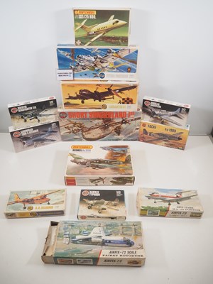 Lot 275 - A group of unbuilt plastic aircraft kits by...