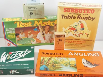 Lot 296 - A group of tabletop sporting games by SUBBUTEO...