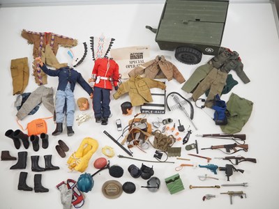 Lot 309 - A group of PALITOY Action Man figures, clothes...