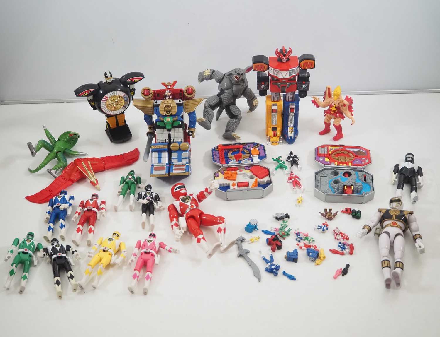 Lot 312 - Power Rangers: A large quantity of Bandai