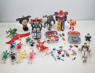 Lot 312 - Power Rangers: A large quantity of Bandai...