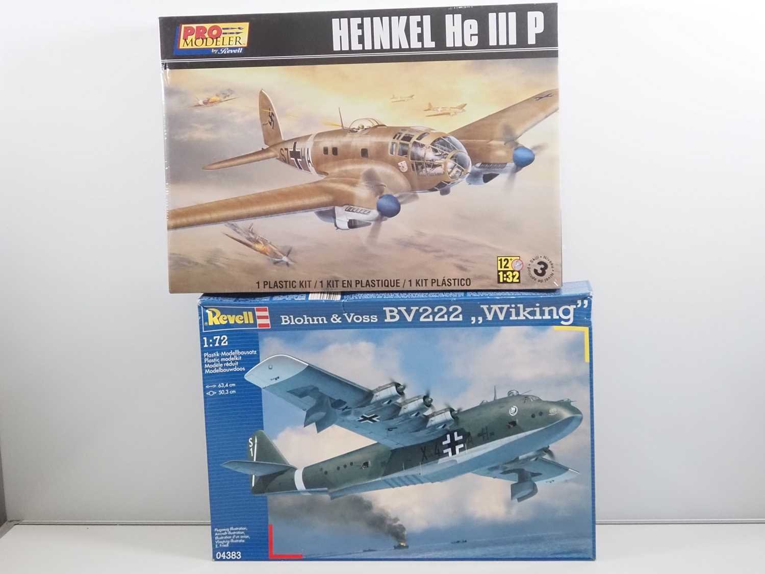 Lot 330 - A pair of REVELL unbuilt plastic military...