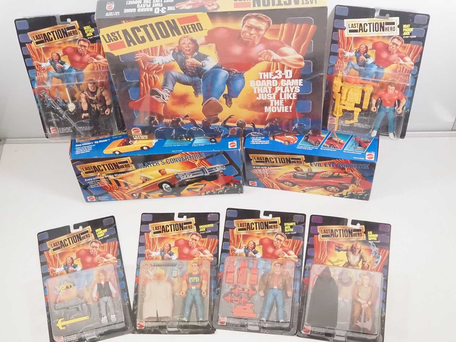Lot 337 - A group of MATTEL 'The Last Action Hero' toys...