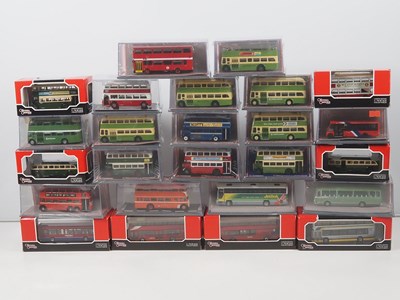 Lot 359 - A large group of diecast 1:76 scale buses by...