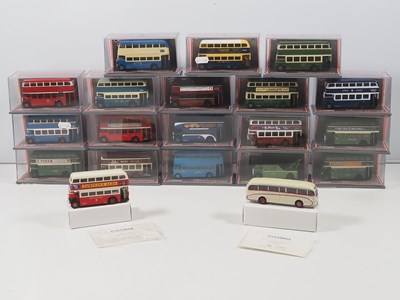 Lot 360 - A large group of diecast 1:76 scale buses by...