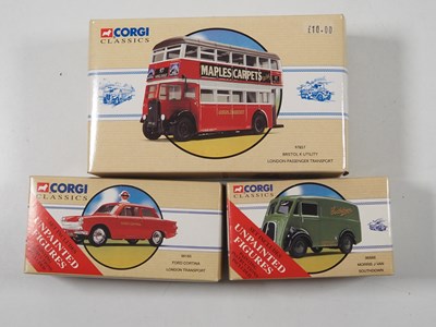 Lot 369 - A mixed group of CORGI CLASSICS diecast buses...