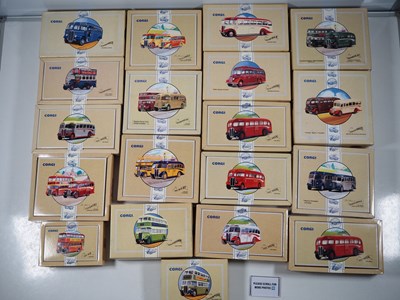 Lot 370 - A mixed group of CORGI CLASSICS diecast buses...