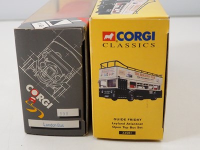 Lot 372 - A mixed group of CORGI CLASSICS diecast buses,...