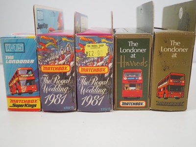 Lot 385 - A group of MATCHBOX Kingsize K15 'The Londoner'...