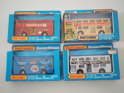Lot 386 - A group of MATCHBOX Kingsize K15 'The Londoner'...
