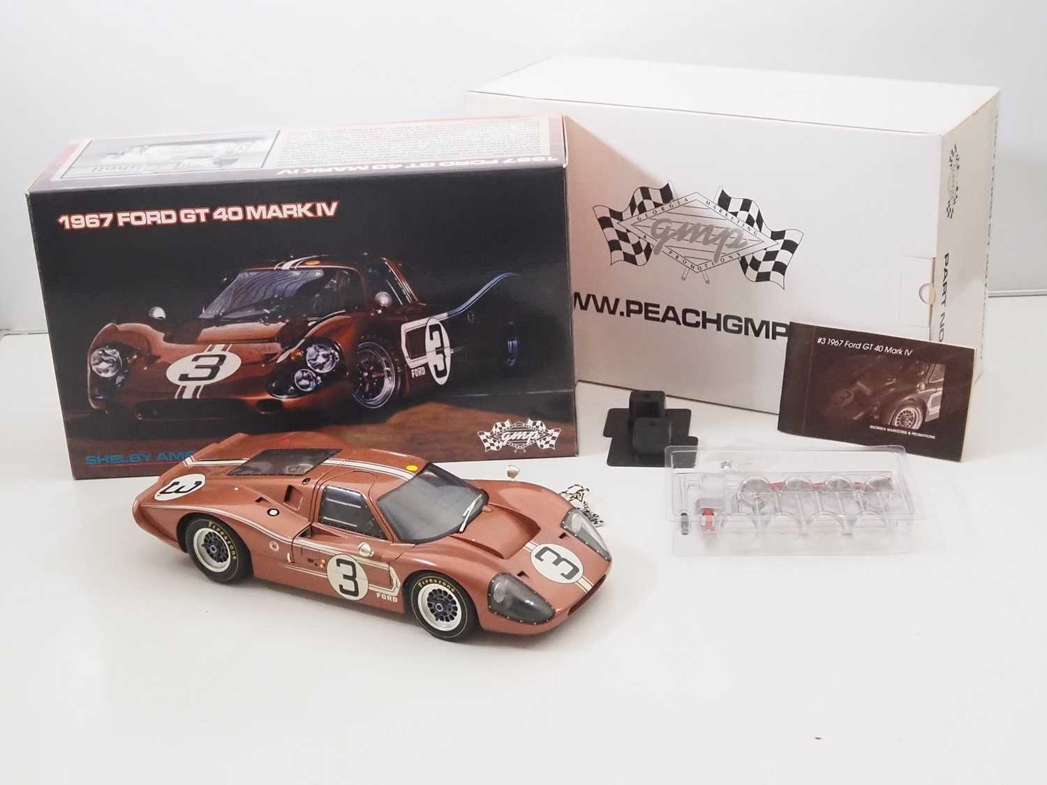 Lot 399 - A GMP 12081 1/12 scale diecast Ford GT40 MkIV...