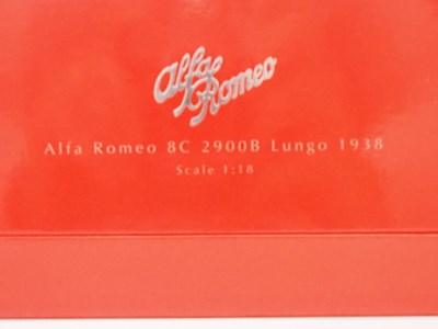 Lot 405 - A MINICHAMPS 1/18 scale diecast Alfa Romeo 8C...