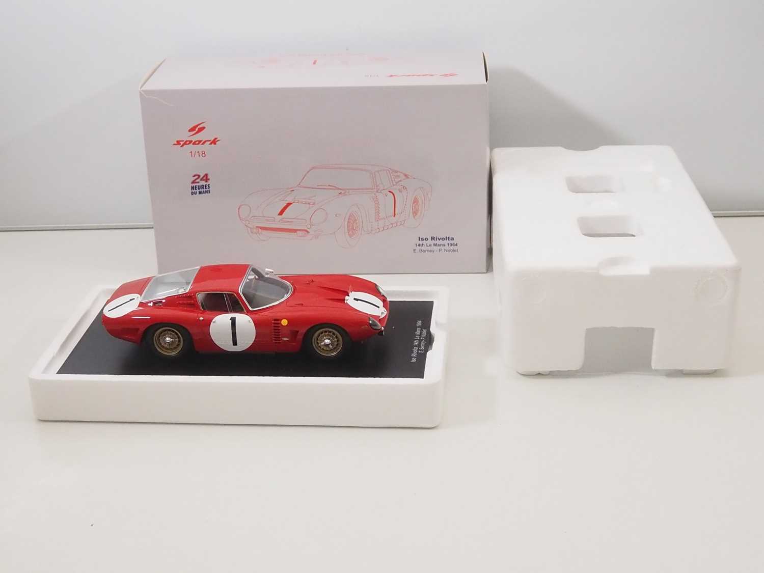 Lot 412 - A SPARK 1/18 scale handbuilt resin Iso Rivolta...