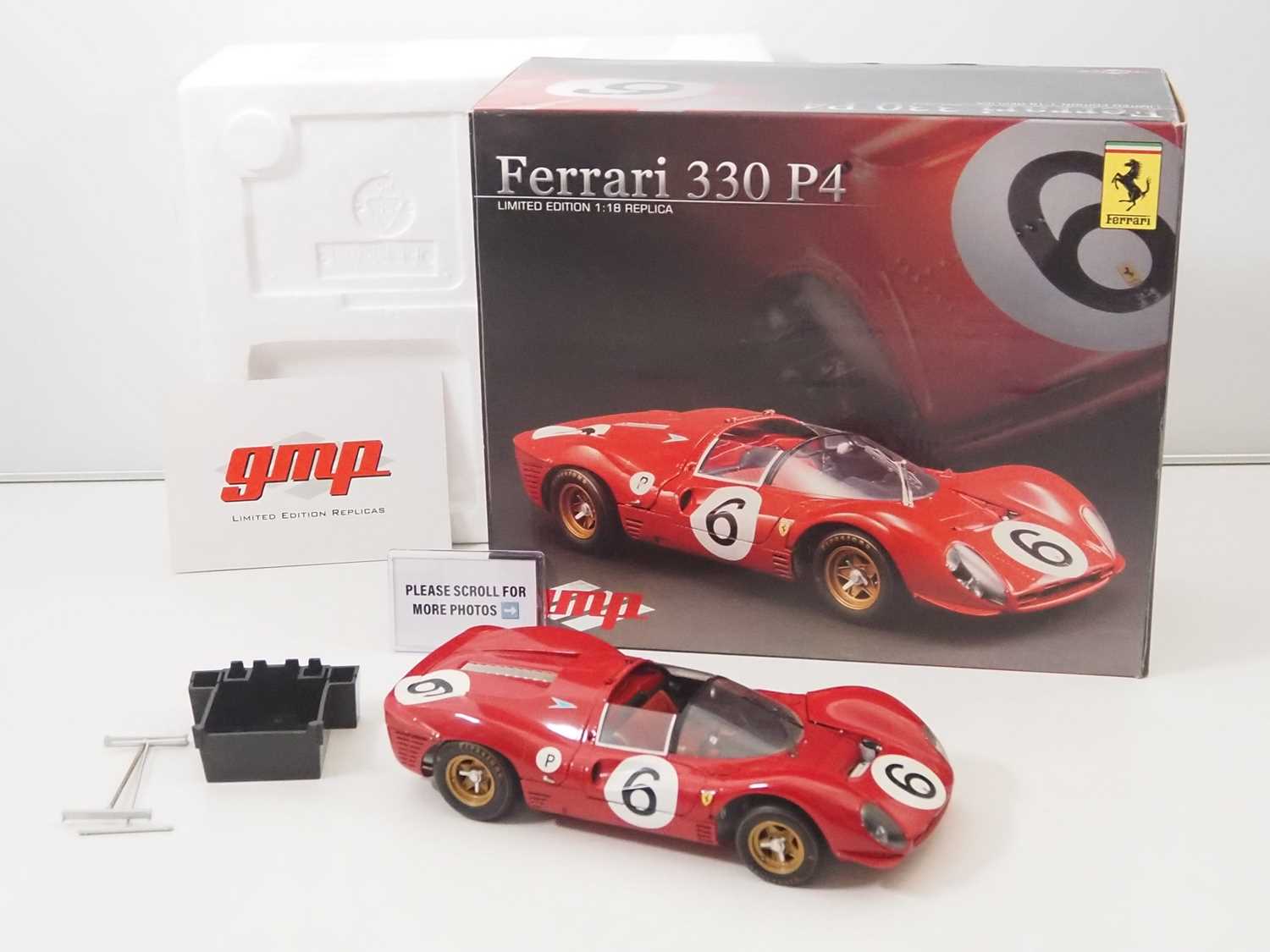 Lot 423 - A GMP 1/18 scale diecast Ferrari 330 P4 #6...