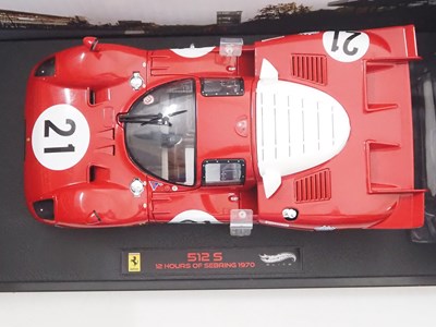 Lot 429 - A HOTWHEELS ELITE 1/18 scale diecast Ferrari...