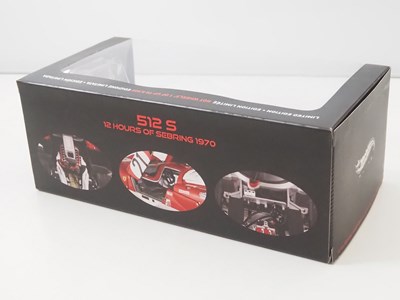 Lot 429 - A HOTWHEELS ELITE 1/18 scale diecast Ferrari...