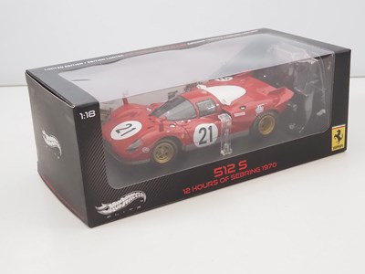 Lot 429 - A HOTWHEELS ELITE 1/18 scale diecast Ferrari...