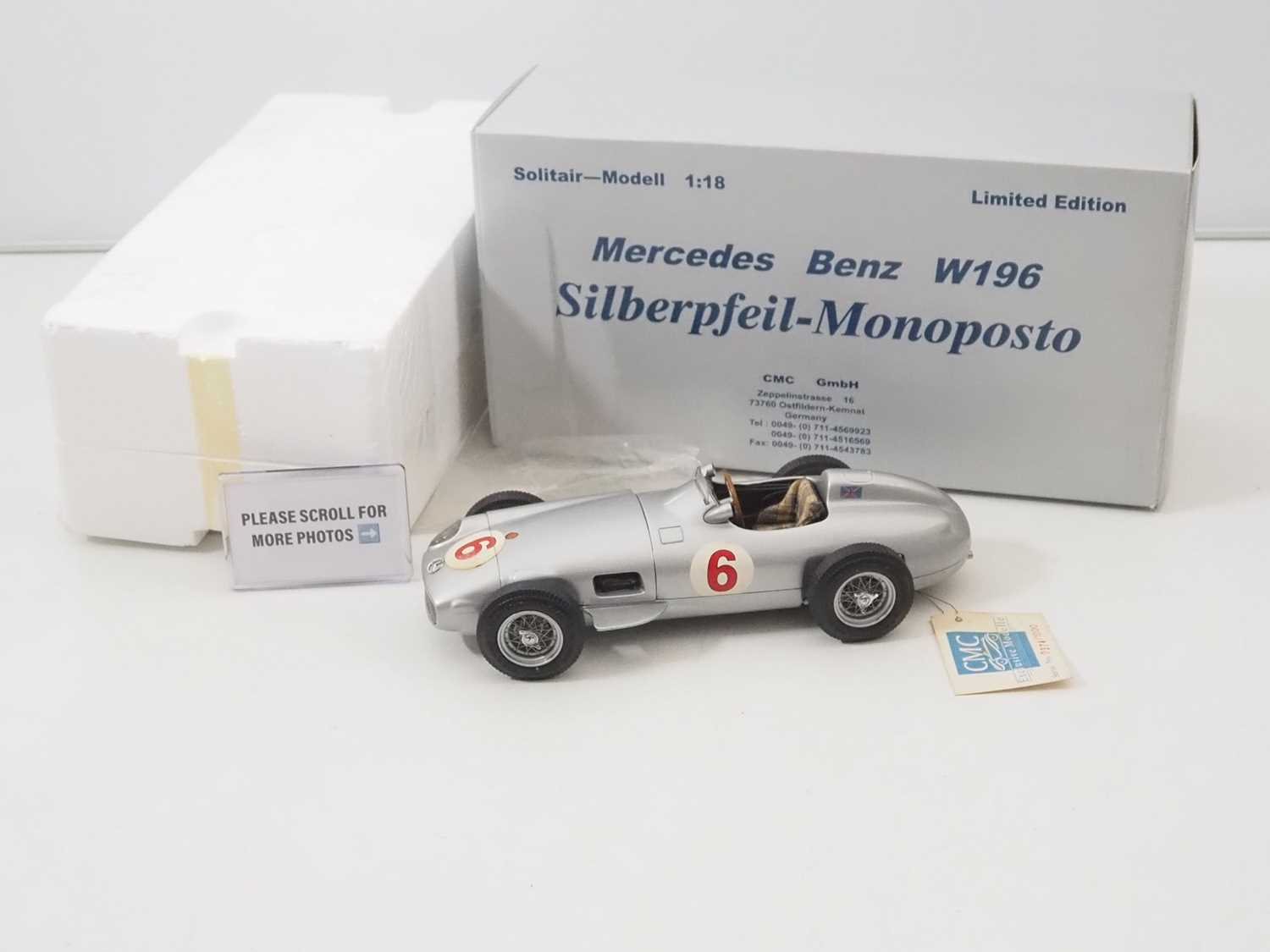 Lot 435 - A CMC M-020 1/18 scale diecast Mercedes Benz...