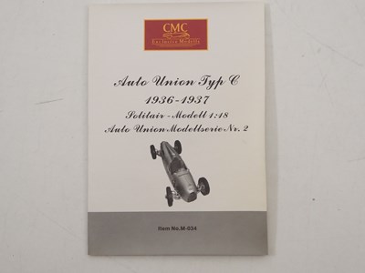Lot 442 - A CMC M-034 1/18 scale diecast Auto Union Typ...