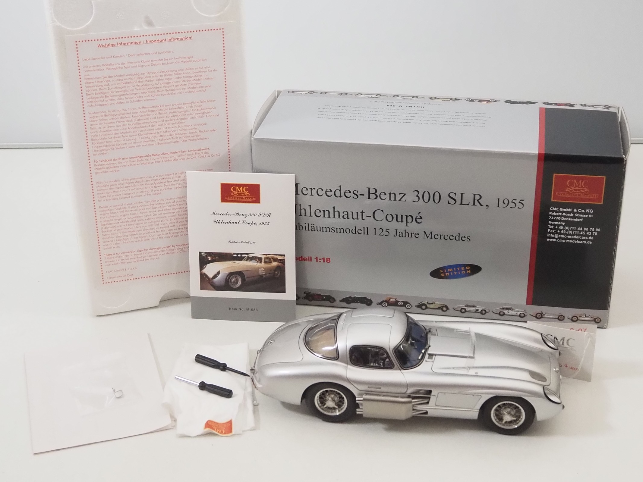 CMC Mercedes-Benz 300 SLR Uhlenhaut Coupé, M-088, cmc