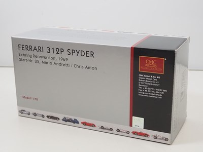 Lot 460 - A CMC M-095 1/18 scale diecast Ferrari 312P...