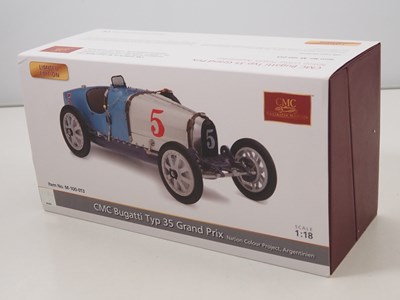 Lot 465 - A CMC M-100-013 1/18 scale diecast Bugatti...