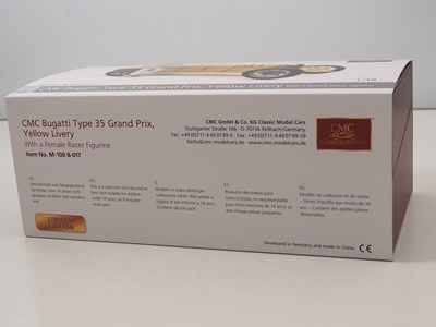 Lot 466 - A CMC M-100-017 1/18 scale diecast Bugatti...