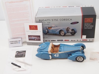 Lot 478 - A CMC M-129 1/18 scale diecast Bugatti 57 SC...
