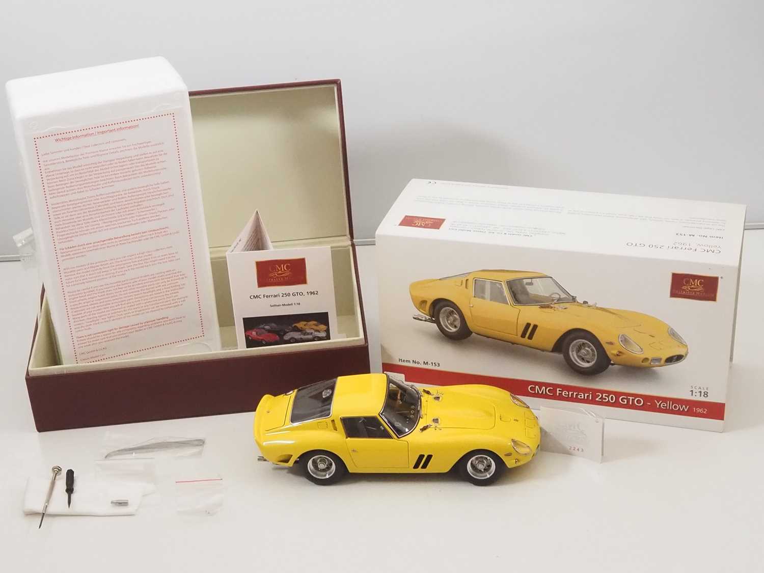 Lot 484 - A CMC M-153 1/18 scale diecast Ferrari 250