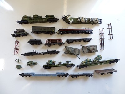 Lot 235 - A group of kitbuilt/RTR flat wagons with some...