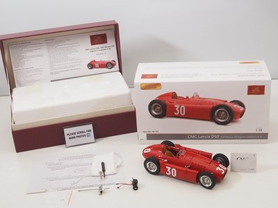 Lot 490 - A CMC M-177 1/18 scale diecast Lancia D50 race...