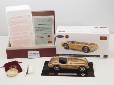 Lot 498 - A CMC M-214 1/18 scale diecast Jaguar C-Type...