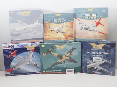 Lot 507 - A group of 1:144 scale CORGI AVIATION ARCHIVE...