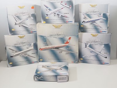 Lot 509 - A group of 1:144 scale CORGI AVIATION ARCHIVE...